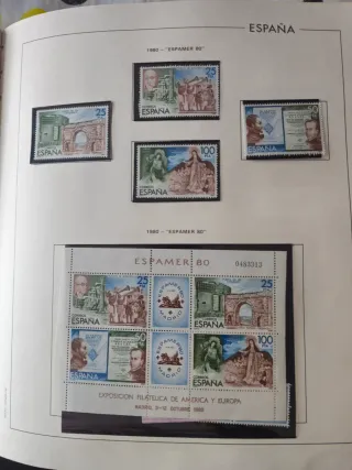 Álbum de sellos España 1978-1989 Se aceptan oferta