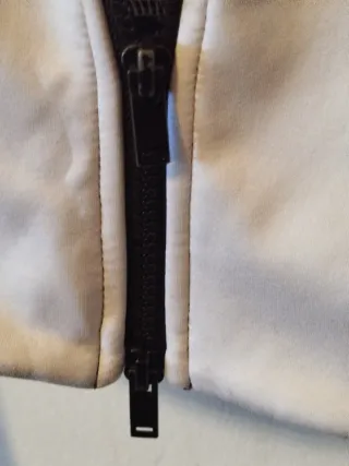 Sudadera Unisex granate y Blanca