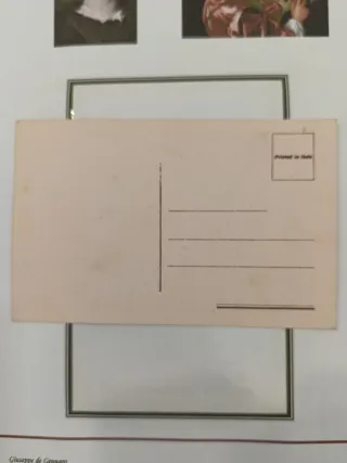 Cartolina vintage Van Dyck - Testa di Fanciullo