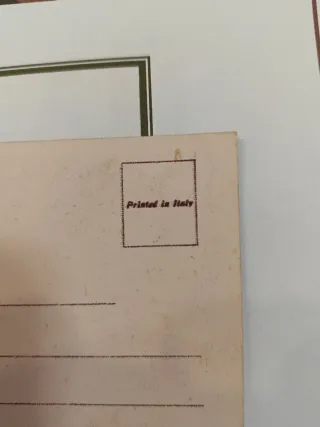 Cartolina vintage Van Dyck - Testa di Fanciullo