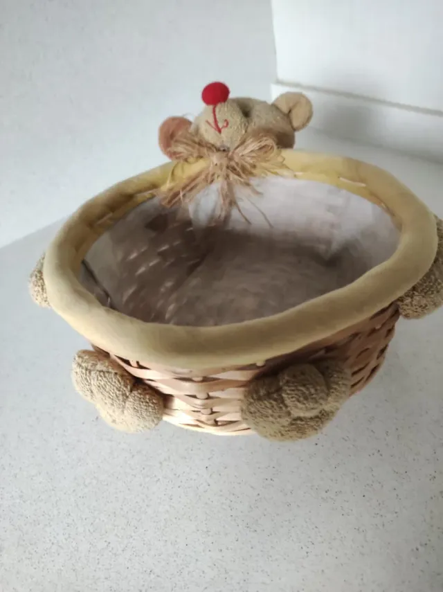 Cestas y bandejas mimbre varios modelos