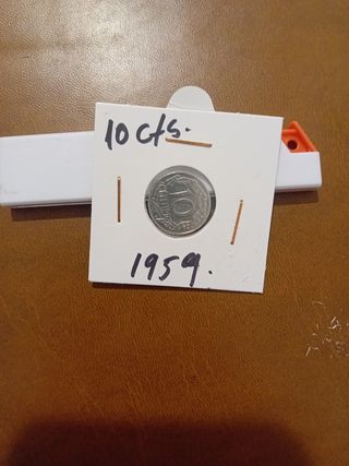 Moneda 10 cts. 1959
