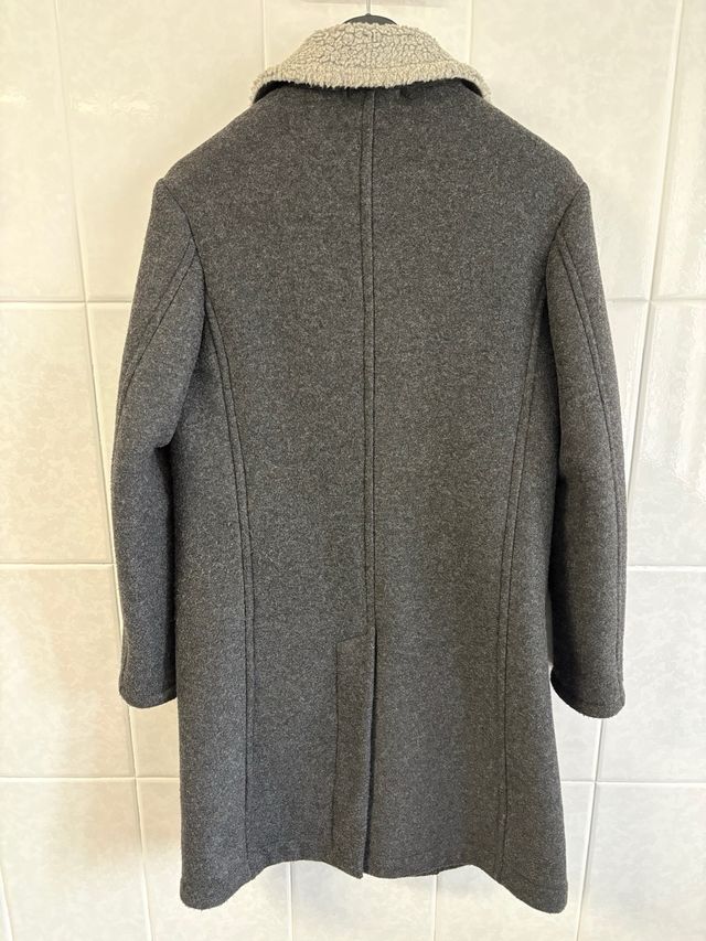 Abrigo 3/4 Zara Gris Talla M