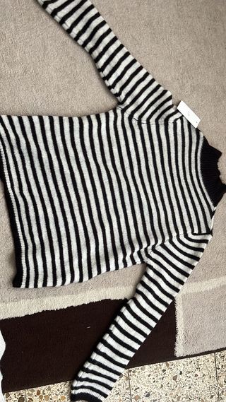 Jersey rayas blanco y negro