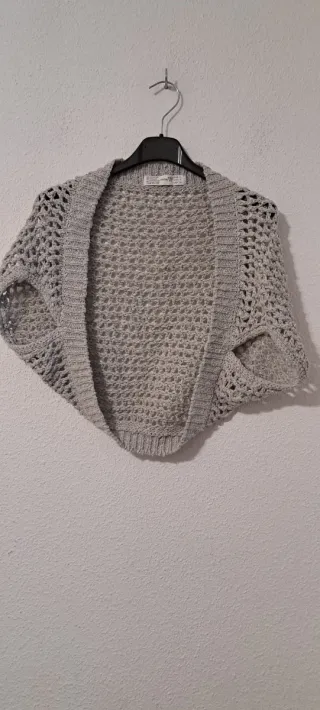Bolero Zara Gris Talla M