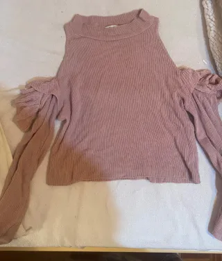 Jersey fino Pull&Bear rosa talla S