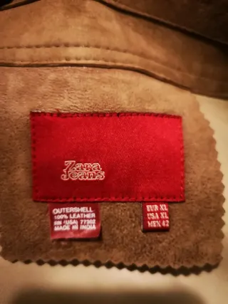 Cazadora fina antelina