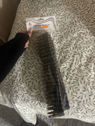Cinturón de balas para disfraz