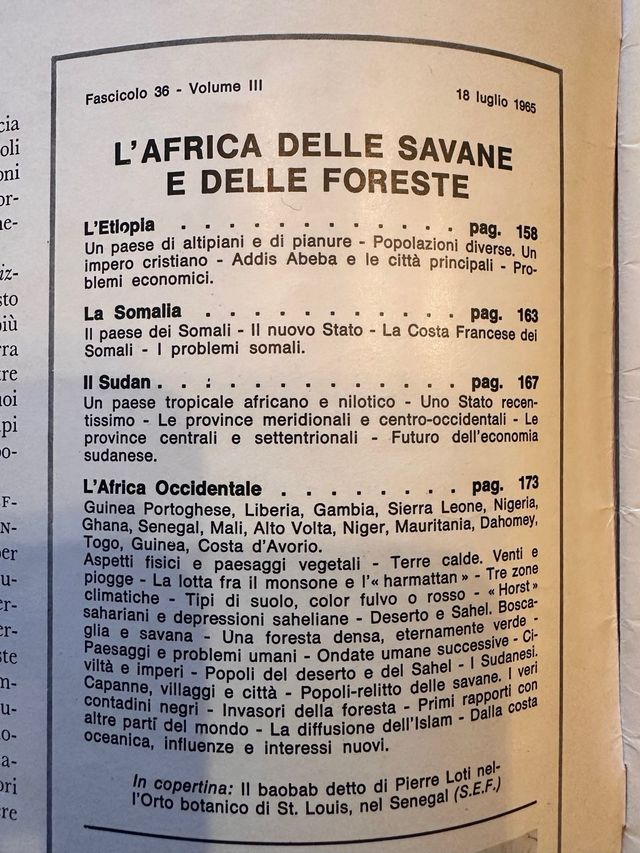 7 Fascicoli Geografia Universale Rizzoli Larousse