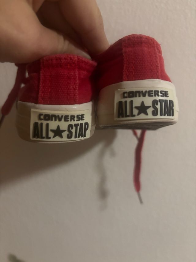 Converse All Star Bebé Rojas número 20