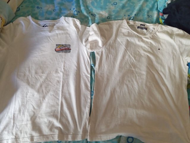 Lote 2 Camisetas Blancas Talla M
