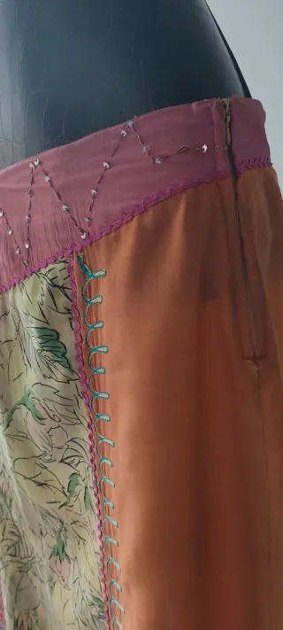 Falda de verano con estampado floral