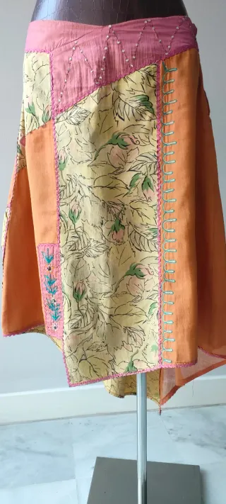 Falda de verano con estampado floral