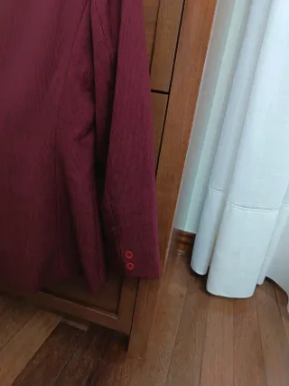 Traje chaqueta mujer rojo