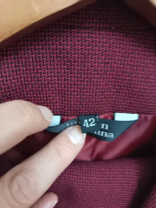 Traje chaqueta mujer rojo