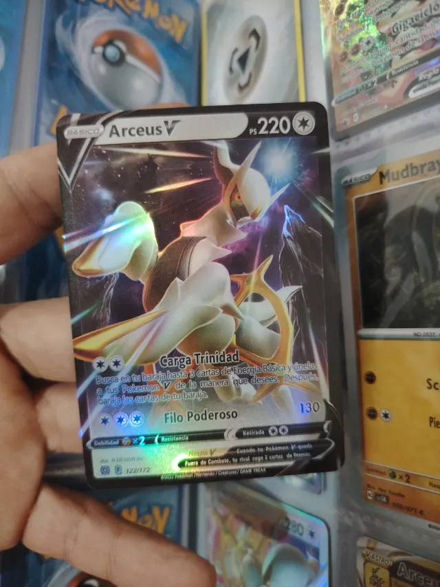 Carta Pokémon Arceus V 220/172