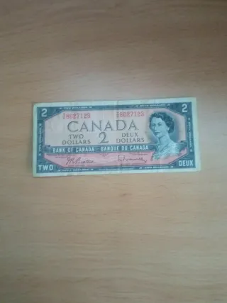 Biglietto da 2 Dollari Canadesi Regina Elisabetta II