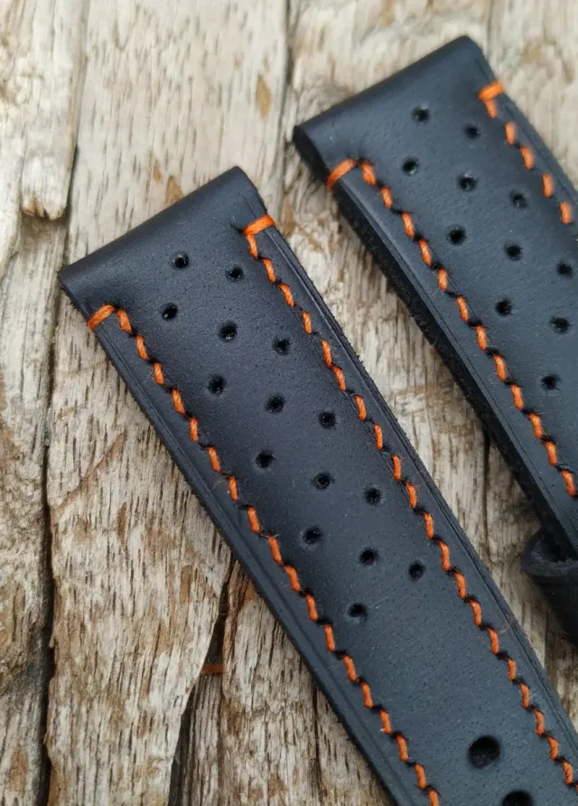 Correa para reloj de piel vacuna. 20mm