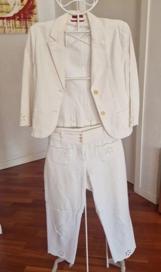Completo giacca e pantalone donna cotone