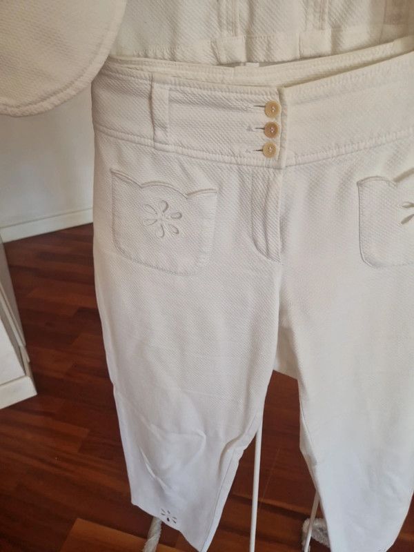 Completo giacca e pantalone donna cotone