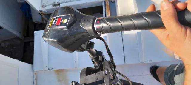 Motor fueraborda eléctrico 55 lbs 12V