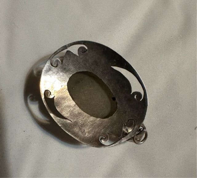 Ciondolo grande argento e quarzo