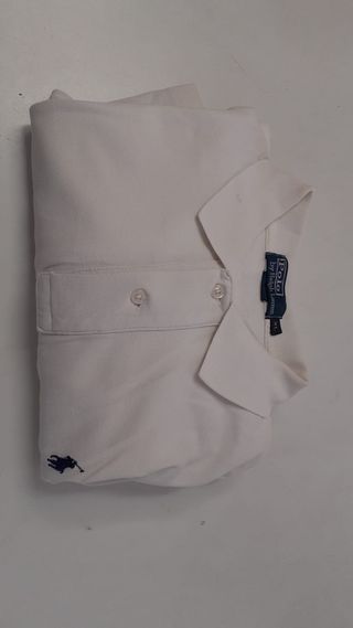 Polo Ralph Lauren Manga Larga Blanco XL