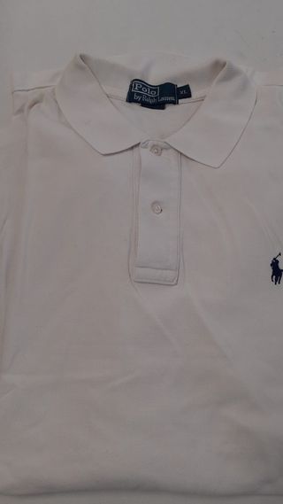Polo Ralph Lauren Manga Larga Blanco XL