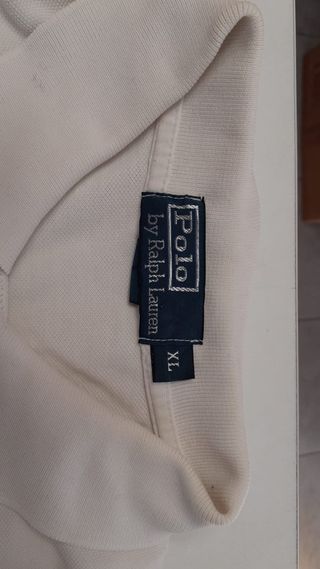 Polo Ralph Lauren Manga Larga Blanco XL