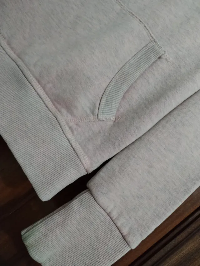 Sudadera Superdry Gris y Rosa