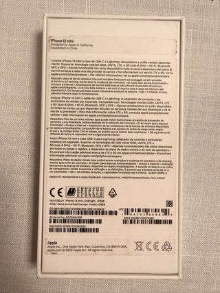 iPhone 13 mini 128GB Blu/Nero