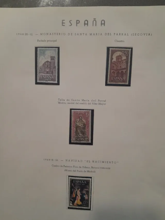 52 sellos 1968. Series Completas