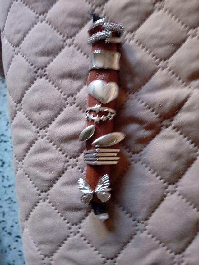 Ocasión Anillos en plata radiada y acero inoxidabl