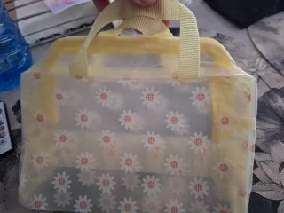 Set 3 neceseres maquillaje flores