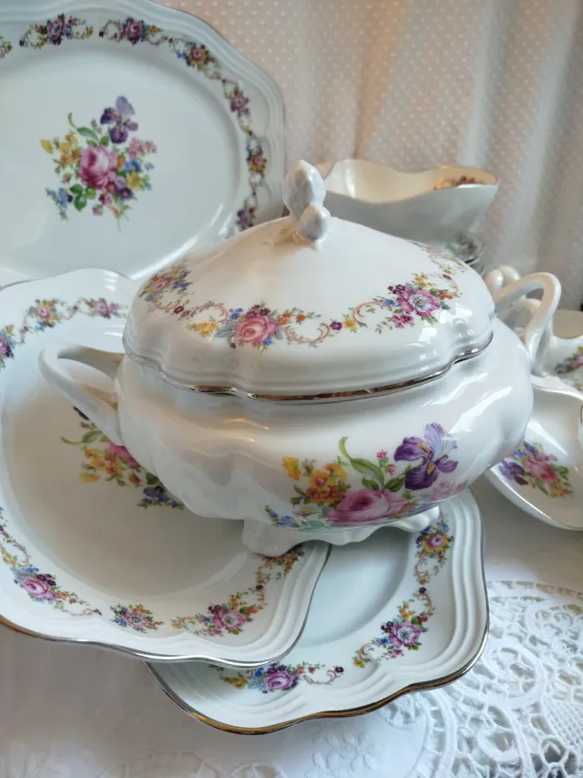 Bidasoa Porcelan Vajilla 57 Piezas Nueva. Una joya