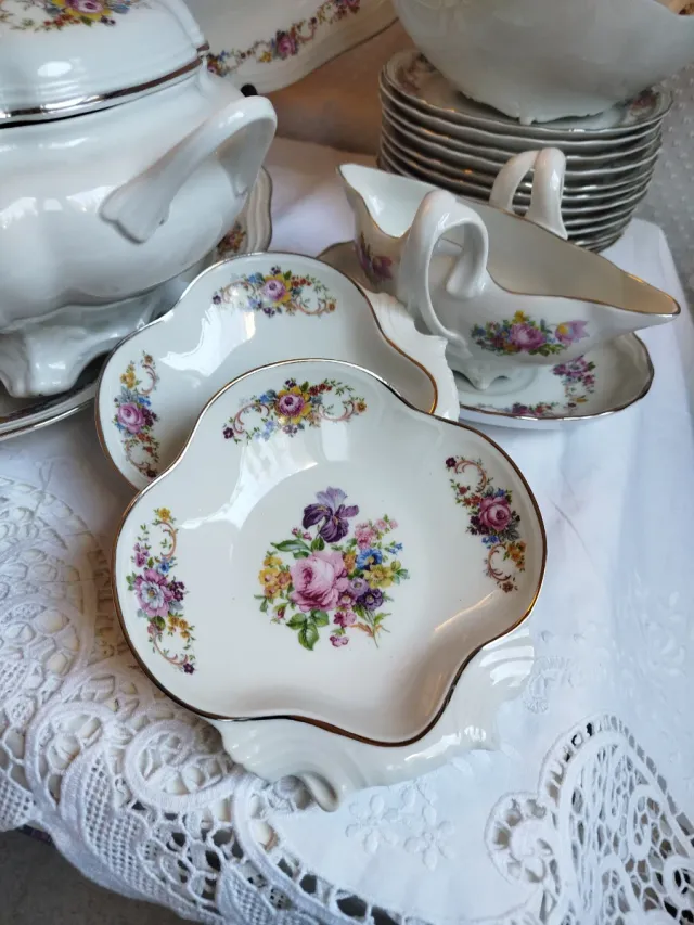 Bidasoa Porcelan Vajilla 57 Piezas Nueva. Una joya