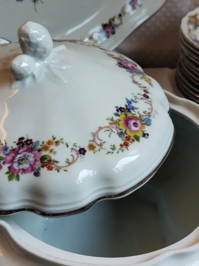 Bidasoa Porcelan Vajilla 57 Piezas Nueva. Una joya