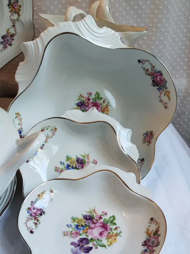 Bidasoa Porcelan Vajilla 57 Piezas Nueva. Una joya
