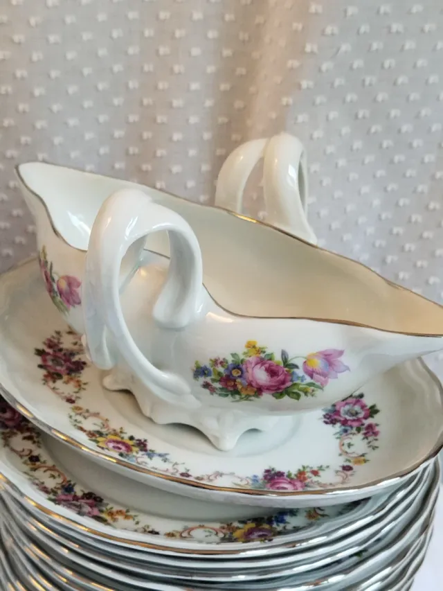 Bidasoa Porcelan Vajilla 57 Piezas Nueva. Una joya