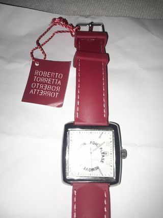 Reloj Roberto Torretta Rojo y Blanco