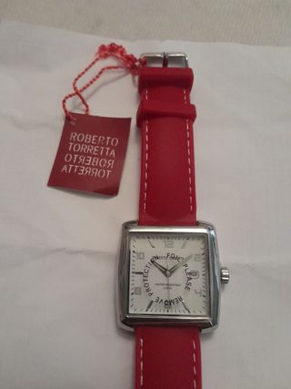 Reloj Roberto Torretta Rojo y Blanco
