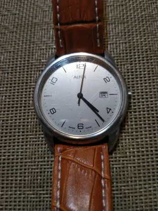 Reloj ALFEX Caballero Plata, metal.