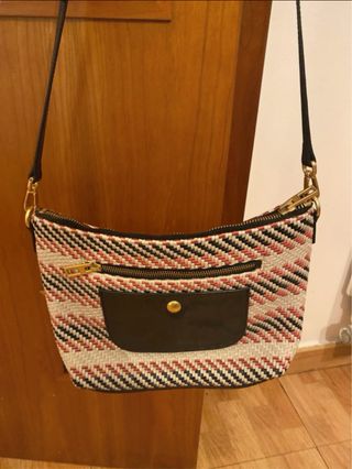 Bolso Bimba y Lola bandolera trenzado