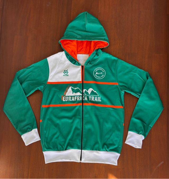 Sudadera Técnica Eurafrica Trail Verde Talla L