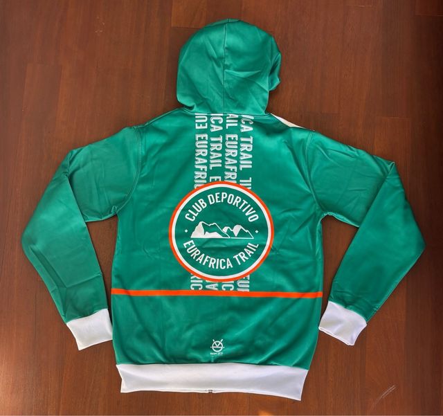 Sudadera Técnica Eurafrica Trail Verde Talla L