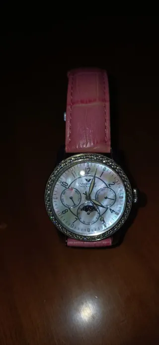 Reloj Viceroy Mujer Correa Rosa y Bisel