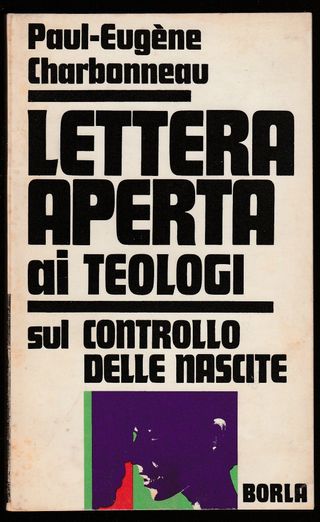 Lettera aperta ai teologi sul controllo delle nasc