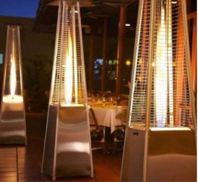 Estufa de gas exterior Acero