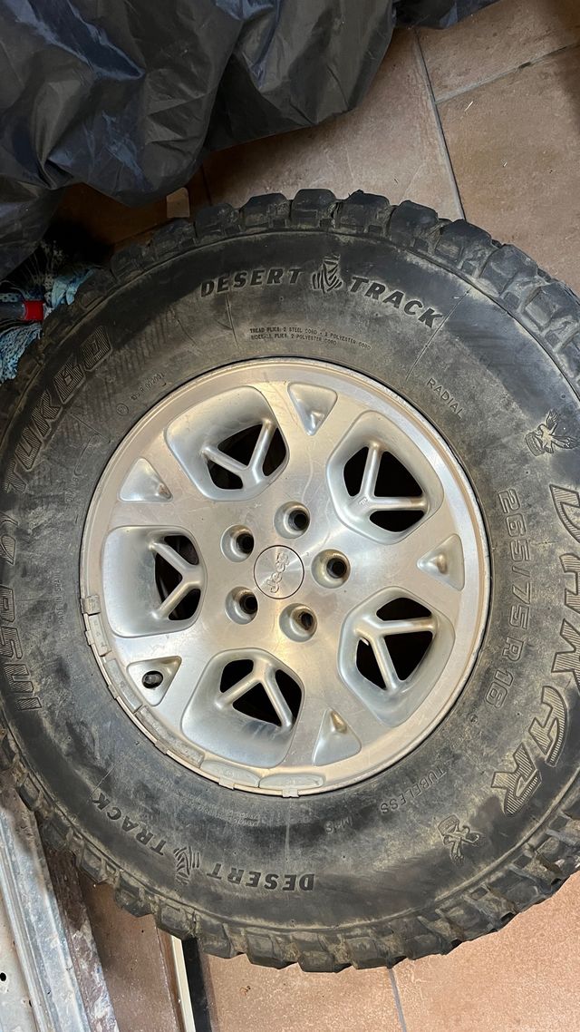 Neumáticos y llantas Jeep 265/75R16