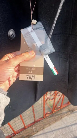 Cappotto donna Conbipel grigio taglia 44 nuovo